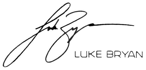 Luke Bryan signature