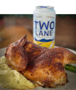 Beer-Can-Chicken-Two-Lane Beer Can Chicken